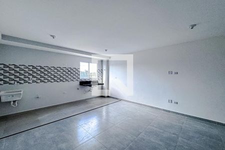 Sala/Cozinha de apartamento para alugar com 1 quarto, 55m² em Vila Esperança, São Paulo