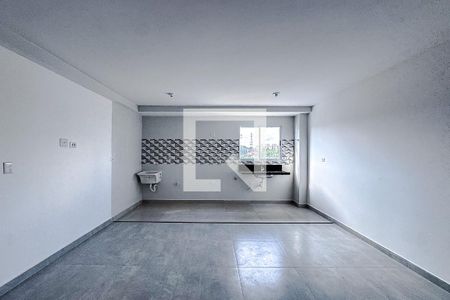 Sala/Cozinha de apartamento para alugar com 1 quarto, 55m² em Vila Esperança, São Paulo