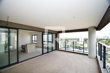 varanda Sala de apartamento à venda com 3 quartos, 174m² em Pinheiros, São Paulo