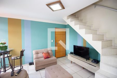 Sala de apartamento à venda com 2 quartos, 98m² em Alvorada, Contagem