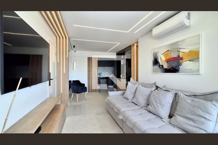 Sala de apartamento à venda com 3 quartos, 100m² em Barcelona, São Caetano do Sul