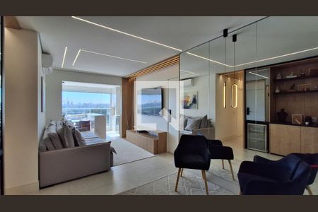 Sala de apartamento à venda com 3 quartos, 100m² em Barcelona, São Caetano do Sul