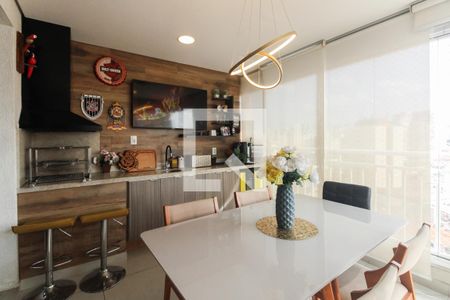 Varanda Gourmet  de apartamento à venda com 3 quartos, 102m² em Tatuapé, São Paulo