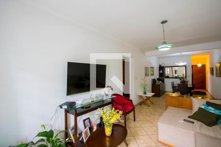 Sala de apartamento à venda com 3 quartos, 106m² em Vila Humaita, Santo André