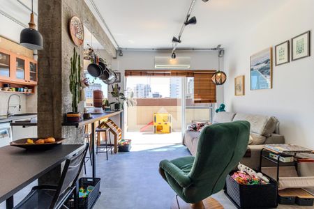 Sala de apartamento à venda com 2 quartos, 107m² em República, São Paulo