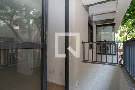 Varanda da Sala de apartamento à venda com 2 quartos, 36m² em Bela Vista, São Paulo
