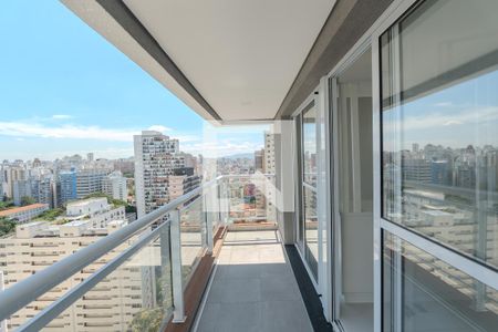Sacada de kitnet/studio para alugar com 1 quarto, 34m² em Consolação, São Paulo