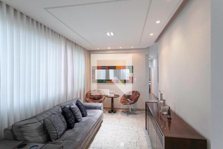 Sala 1 de apartamento à venda com 3 quartos, 155m² em Castelo, Belo Horizonte