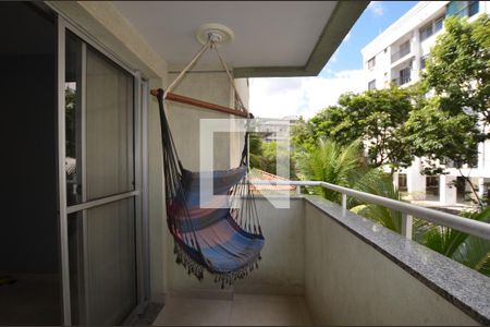 Varanda da Sala de apartamento para alugar com 3 quartos, 68m² em Jardim Sulacap, Rio de Janeiro