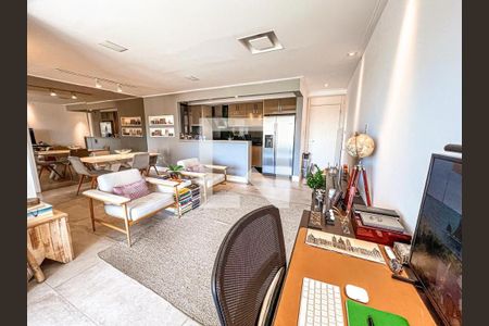 Sala de apartamento à venda com 1 quarto, 72m² em Campo Belo, São Paulo