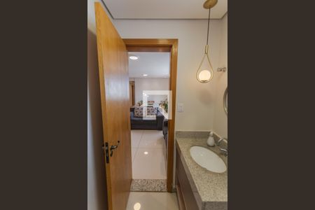 Lavabo na Sala de apartamento à venda com 4 quartos, 114m² em União, Belo Horizonte