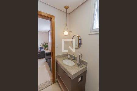 Lavabo na Sala de apartamento à venda com 4 quartos, 114m² em União, Belo Horizonte