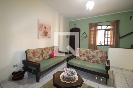 Sala de casa à venda com 3 quartos, 116m² em Vila Junqueira, Santo André