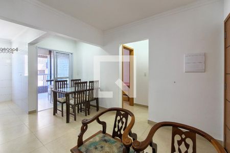 Sala de apartamento para alugar com 1 quarto, 50m² em Caiçara, Praia Grande