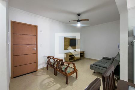 Sala de apartamento para alugar com 1 quarto, 50m² em Caiçara, Praia Grande