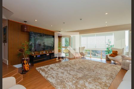 Sala de apartamento à venda com 4 quartos, 213m² em Paraisópolis, São Paulo