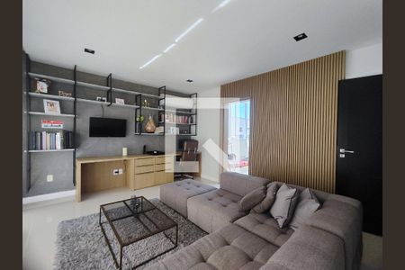 Sala Privativa de casa de condomínio à venda com 3 quartos, 372m² em Recreio dos Bandeirantes, Rio de Janeiro