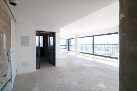 Sala / Cozinha de apartamento à venda com 3 quartos, 133m² em Brooklin, São Paulo