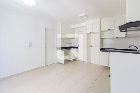Sala/Cozinha de apartamento para alugar com 1 quarto, 31m² em Jardim Caravelas, São Paulo