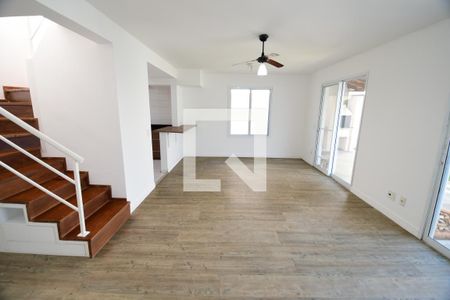 Sala de casa de condomínio para alugar com 3 quartos, 125m² em Jardim Myrian Moreira da Costa, Campinas