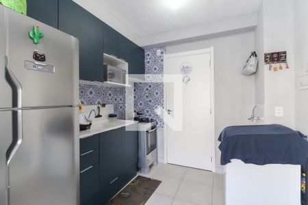 Sala - Cozinha de apartamento para alugar com 2 quartos, 32m² em Colônia (zona Leste), São Paulo