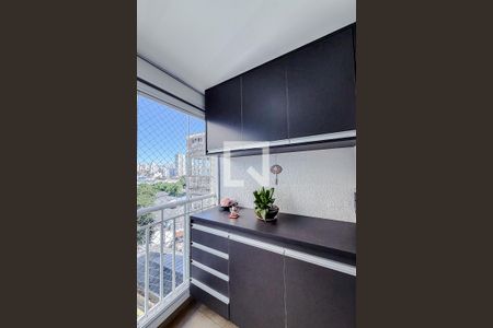 Varanda da Sala de apartamento à venda com 3 quartos, 64m² em Cambuci, São Paulo