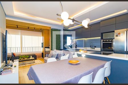 Sala  de apartamento à venda com 2 quartos, 73m² em Brás, São Paulo