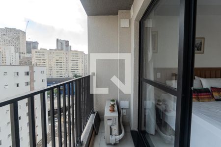 Sacada de apartamento à venda com 1 quarto, 19m² em Bela Vista, São Paulo