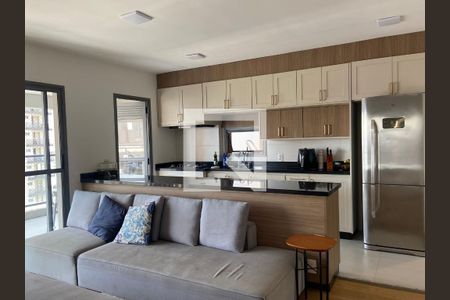 Sala - Cozinha de apartamento para alugar com 3 quartos, 125m² em Centro, Osasco