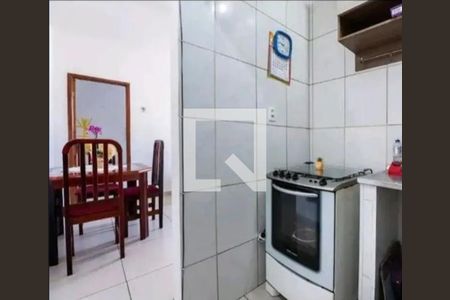 Cozinha de apartamento para alugar com 1 quarto, 36m² em José Menino, Santos