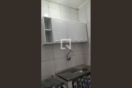 Cozinha de apartamento para alugar com 1 quarto, 36m² em José Menino, Santos