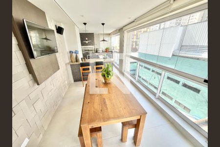 Varanda gourmet de apartamento à venda com 3 quartos, 195m² em Santana, São Paulo