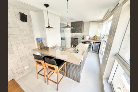 Varanda gourmet de apartamento à venda com 3 quartos, 195m² em Santana, São Paulo