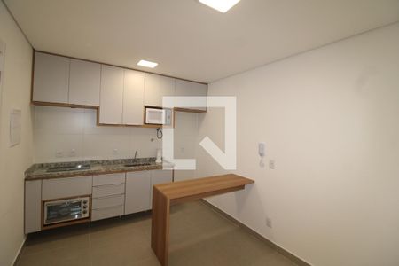 Sala / Cozinha de kitnet/studio para alugar com 1 quarto, 28m² em Santana, São Paulo