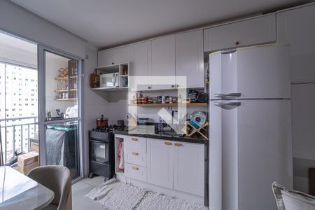 Sala/Cozinha de apartamento à venda com 2 quartos, 47m² em Vila Ré, São Paulo