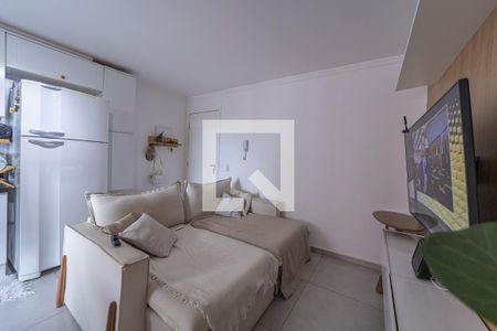 Sala/Cozinha de apartamento à venda com 2 quartos, 47m² em Vila Ré, São Paulo