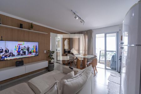 Sala/Cozinha de apartamento à venda com 2 quartos, 47m² em Vila Ré, São Paulo