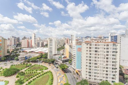 Vista da Sala/Quarto de apartamento à venda com 1 quarto, 28m² em Santo Agostinho, Belo Horizonte