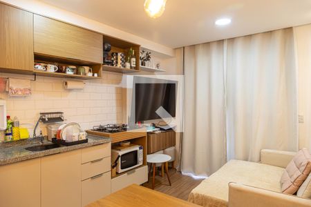 Sala/Cozinha de apartamento para alugar com 2 quartos, 37m² em Vila Cruzeiro, São Paulo