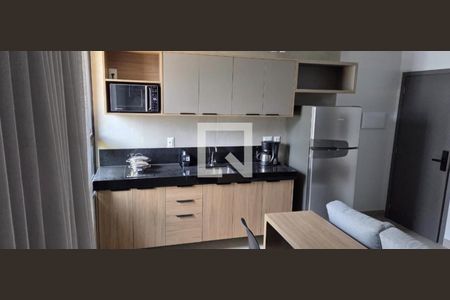 Cozinha  de apartamento à venda com 1 quarto, 29m² em Lourdes, Belo Horizonte