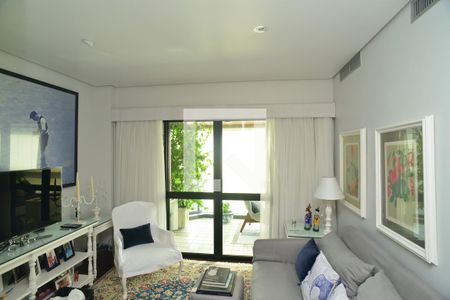 Sala de apartamento para alugar com 3 quartos, 300m² em Barra da Tijuca, Rio de Janeiro