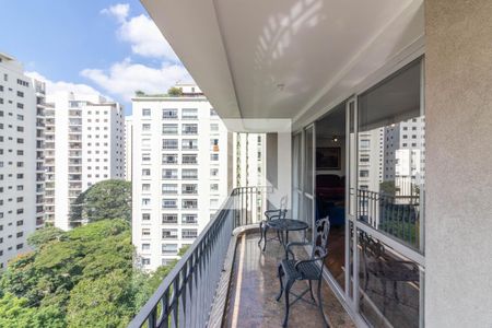Varanda de apartamento para alugar com 3 quartos, 252m² em Moema, São Paulo
