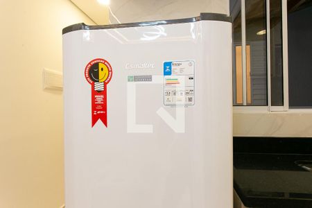 Cozinha - Geladeira de apartamento para alugar com 1 quarto, 28m² em Penha de França, São Paulo