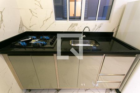 Cozinha de apartamento para alugar com 1 quarto, 28m² em Penha de França, São Paulo