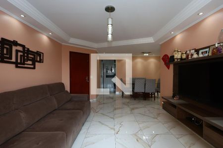 sala  de apartamento à venda com 3 quartos, 117m² em Chácara Agrindus, Taboão da Serra