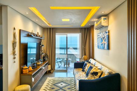 Sala de apartamento para alugar com 2 quartos, 85m² em Real, Praia Grande