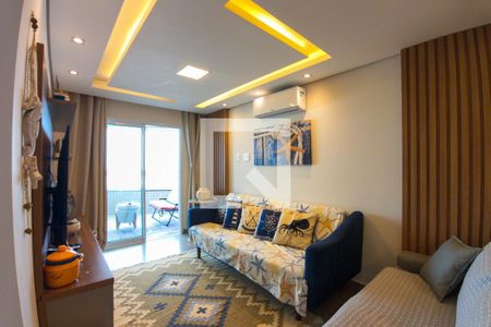 Sala de apartamento para alugar com 2 quartos, 85m² em Real, Praia Grande