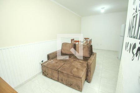 Sala/Cozinha de apartamento à venda com 2 quartos, 50m² em Vila Pires, Santo André