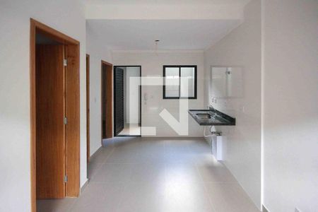 Sala e Cozinha de apartamento à venda com 2 quartos, 35m² em Vila Antonieta, São Paulo