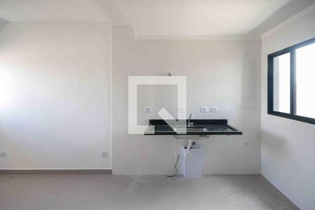 Cozinha de apartamento à venda com 2 quartos, 35m² em Vila Antonieta, São Paulo